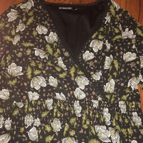 Black with floral dress - Picture 2 of 4